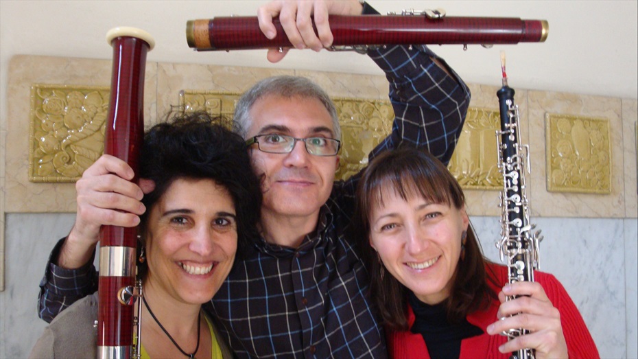 Concert al Taller Solé Luthier: Vidalba, trio de canyes