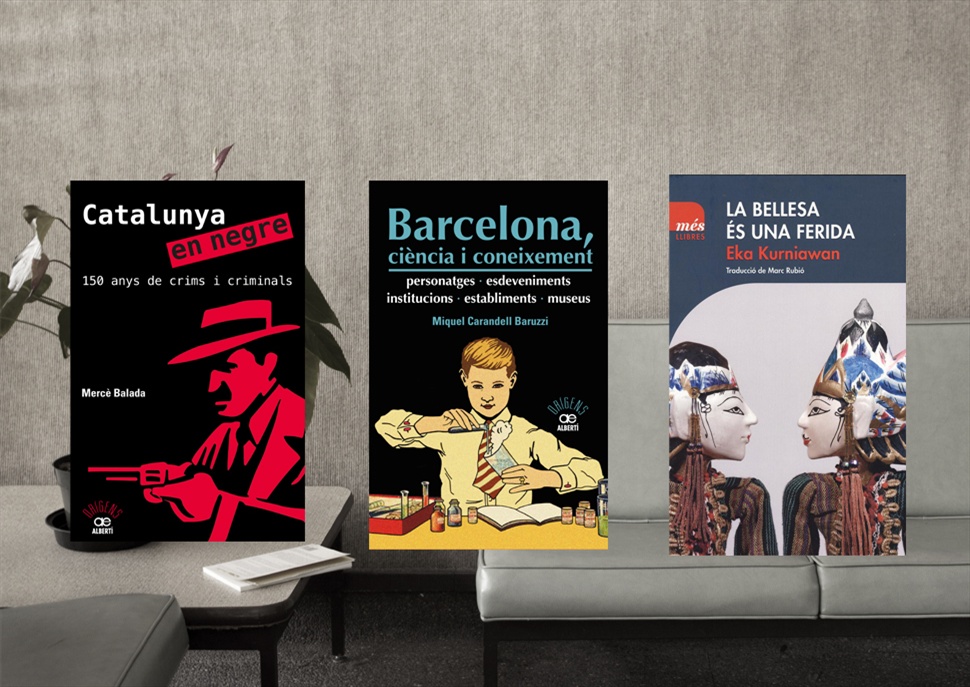 Pack de llibres: Catalunya en negre, Barcelona, ciència i coneixement i la bellesa és una ferida