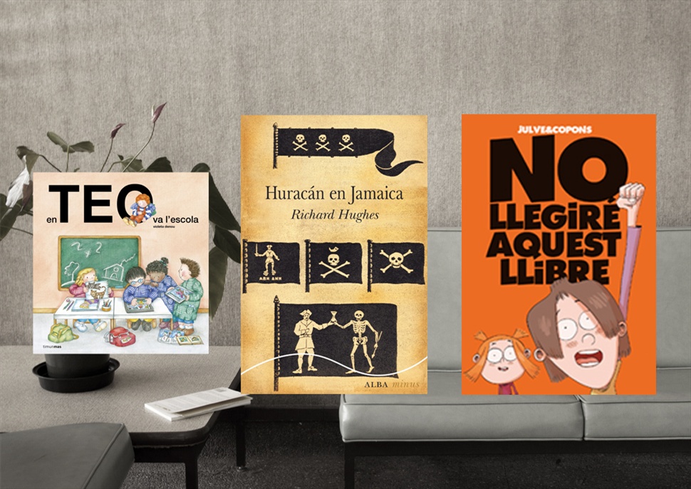 Pack de llibres: En Teo va a l'escola, Huracán en Jamaica i No llegiré aquest llibre