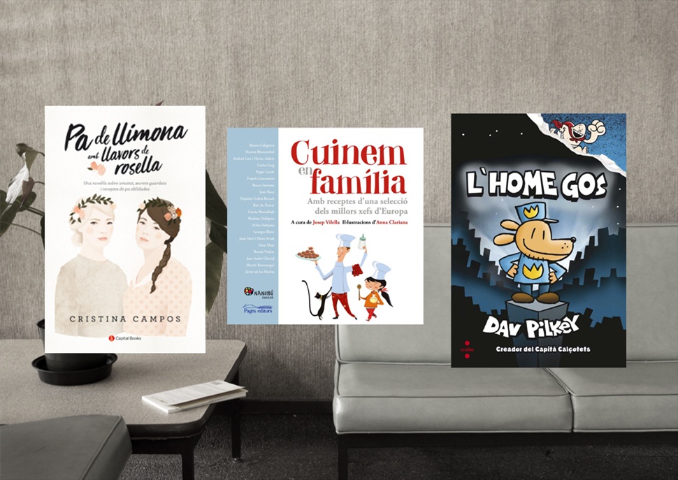 Pack de llibres: Cuinem en Família, L'home gos i Pa de Llimona