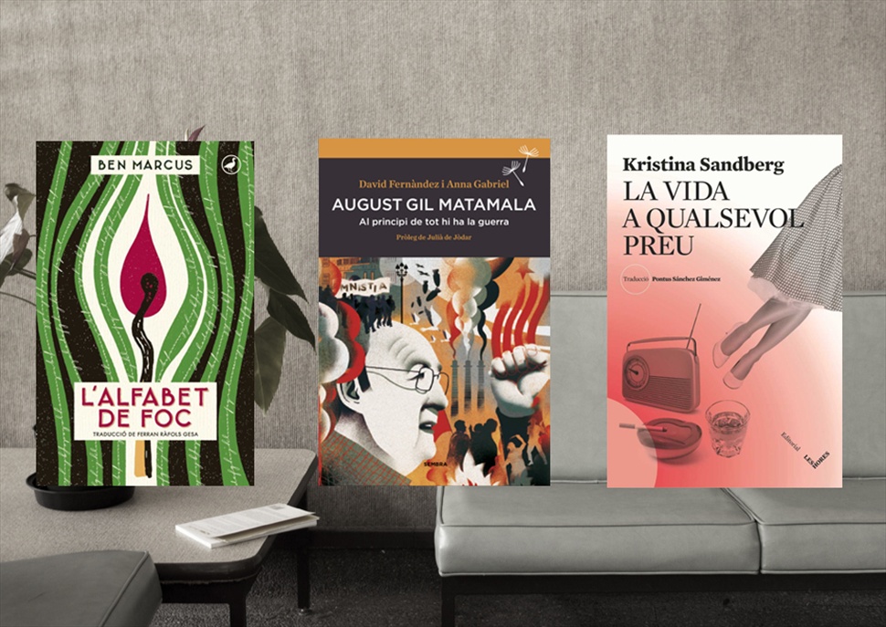 Pack de llibres: August Gil Matamala, L'alfabet de foc i La vida a qualsevol preu