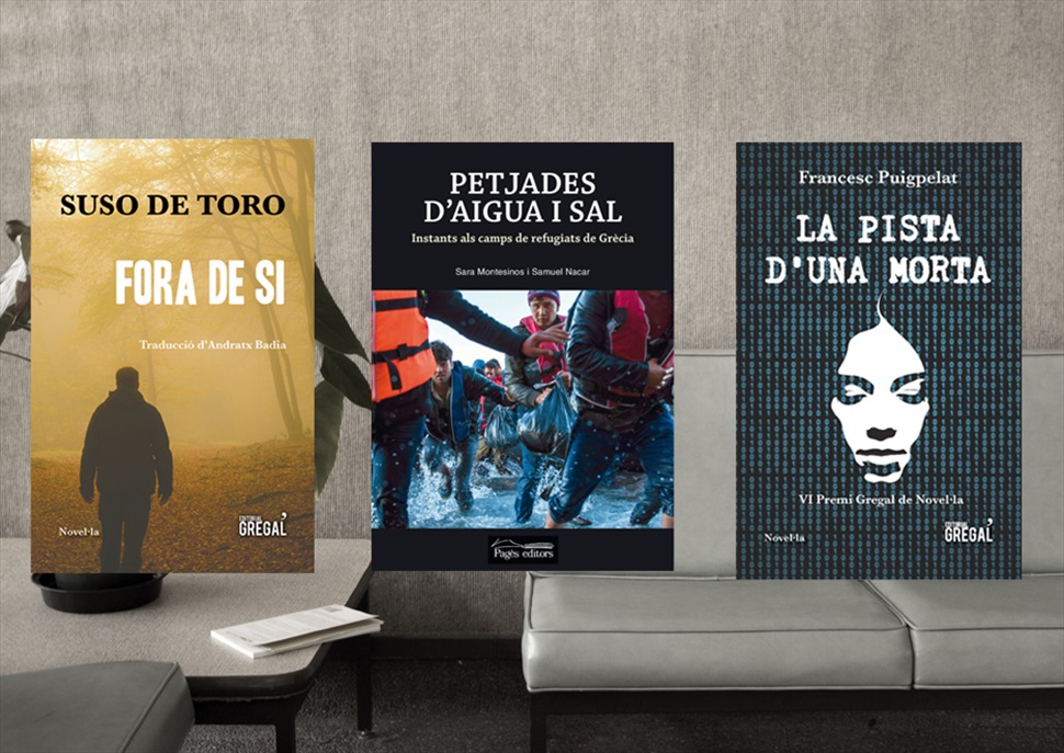 Llibres: La pista d'una morta, Fora de sí i Petjades d'aigua i sal