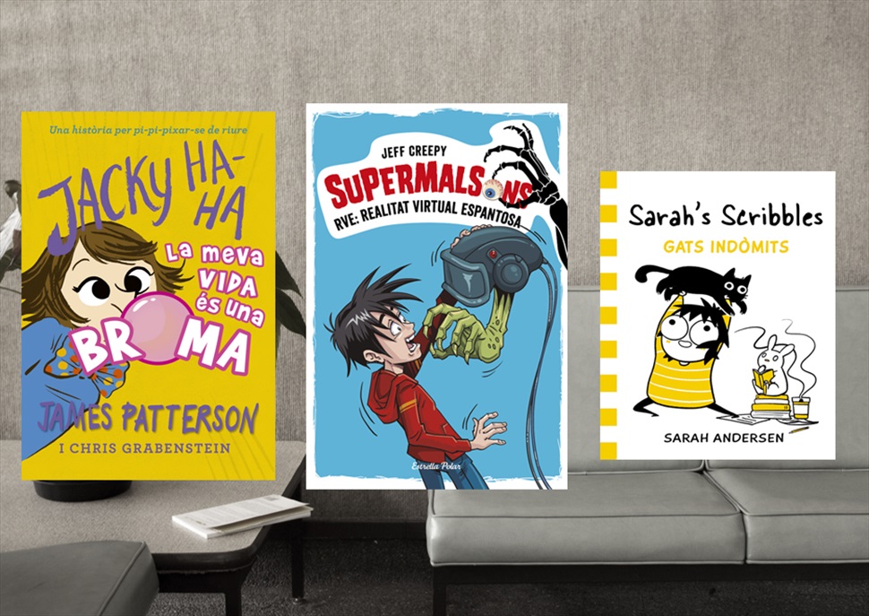 Llibres: Jacky Ha-Ha, Supermalsons i Gats indòmits