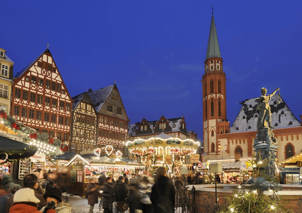 Frankfurt, Heidelberg i el Rhin durant els Mercats de Nadal
