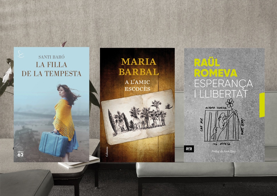Llibres: La filla de la tempesta, A l'amic escocès i Esperança i llibertat