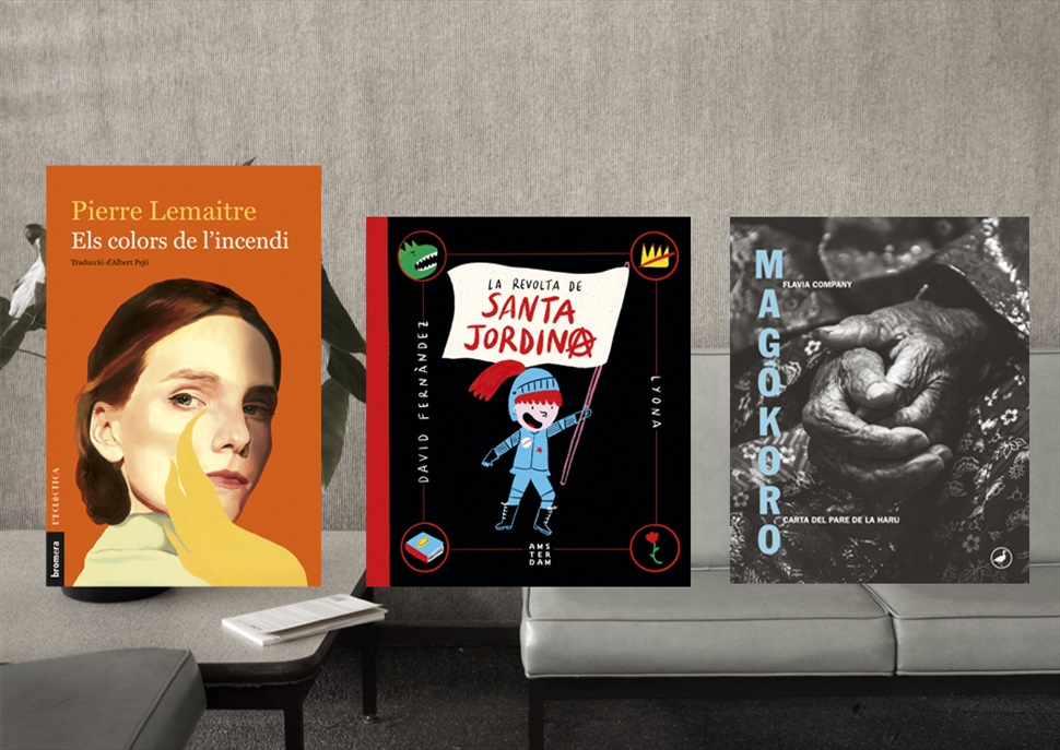 Llibres: La revolta de Santa Jordina, Magokoro i Els colors de l'incendi
