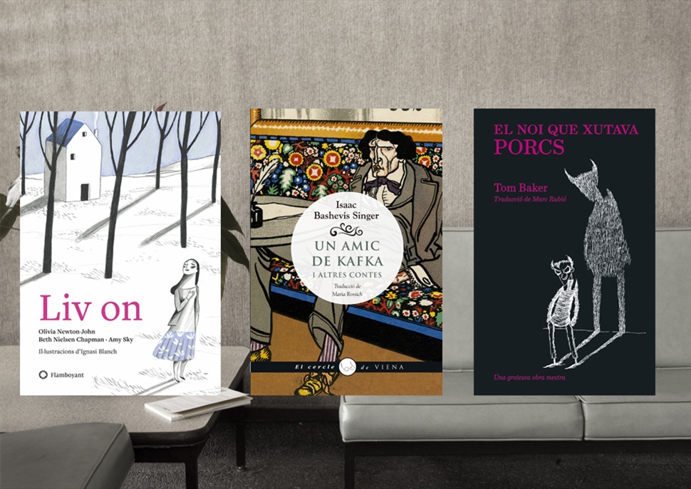 Llibres: Liv On, Un amic de Kafka i altres contes i El noi que xutava porcs