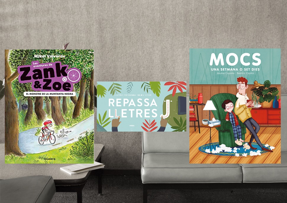 Llibres: Mocs, Repassalletres i Les aventures de Zank i Zoe