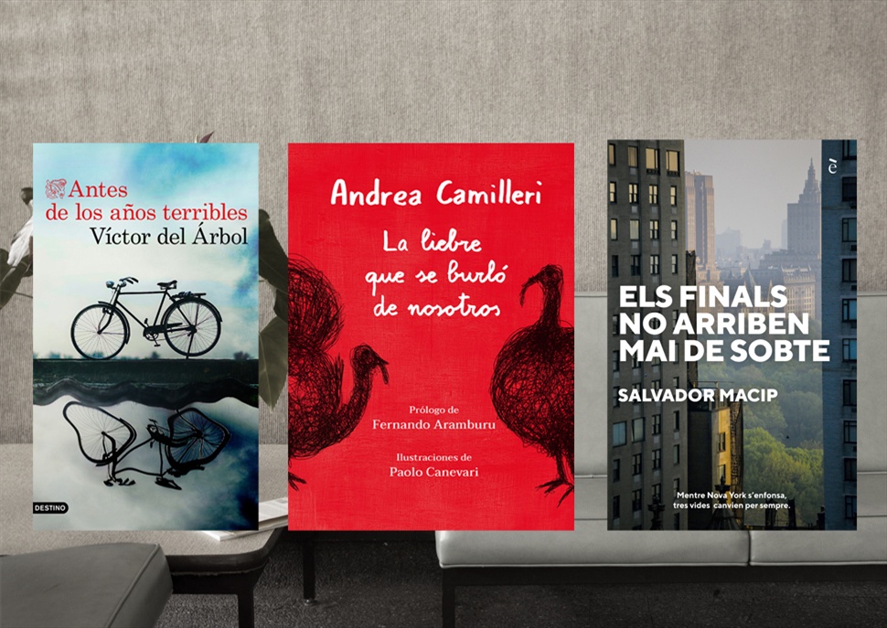 Llibres: Antes de los años terribles, La liebre que se burló de nosotros i Els finals no arriben mai de sobte