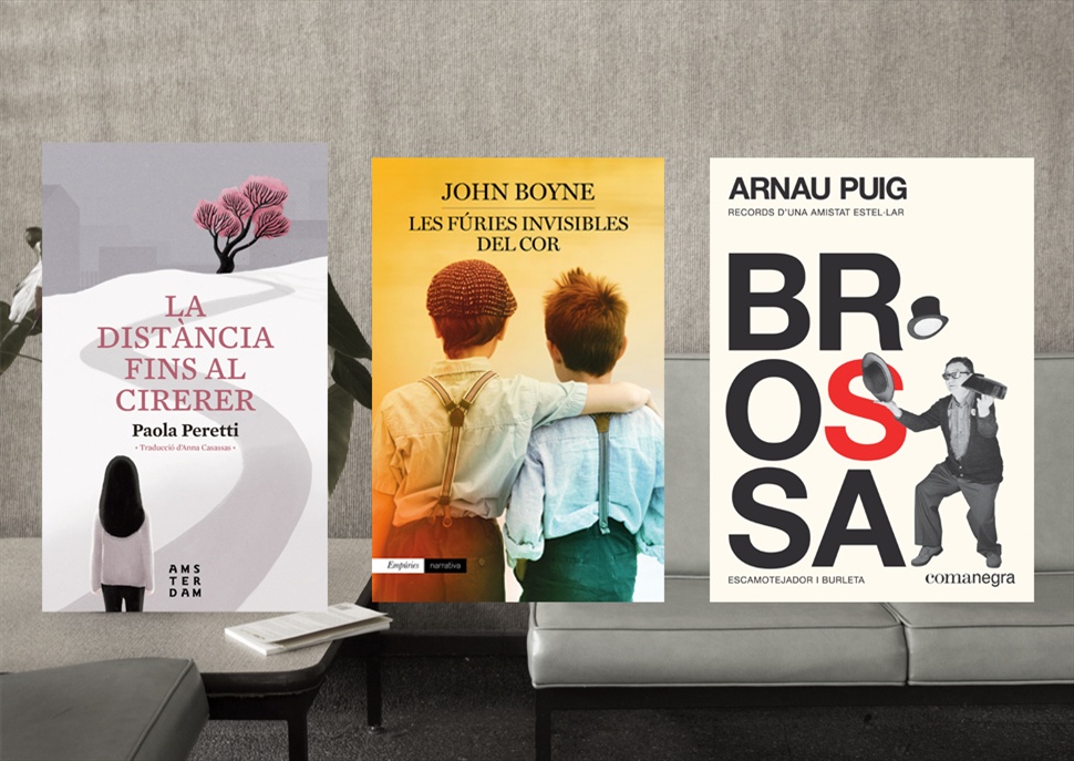 Llibres: Les fúries invisibles del cor, La distància fins al cirerer, Brossa: escamotejador i burleta
