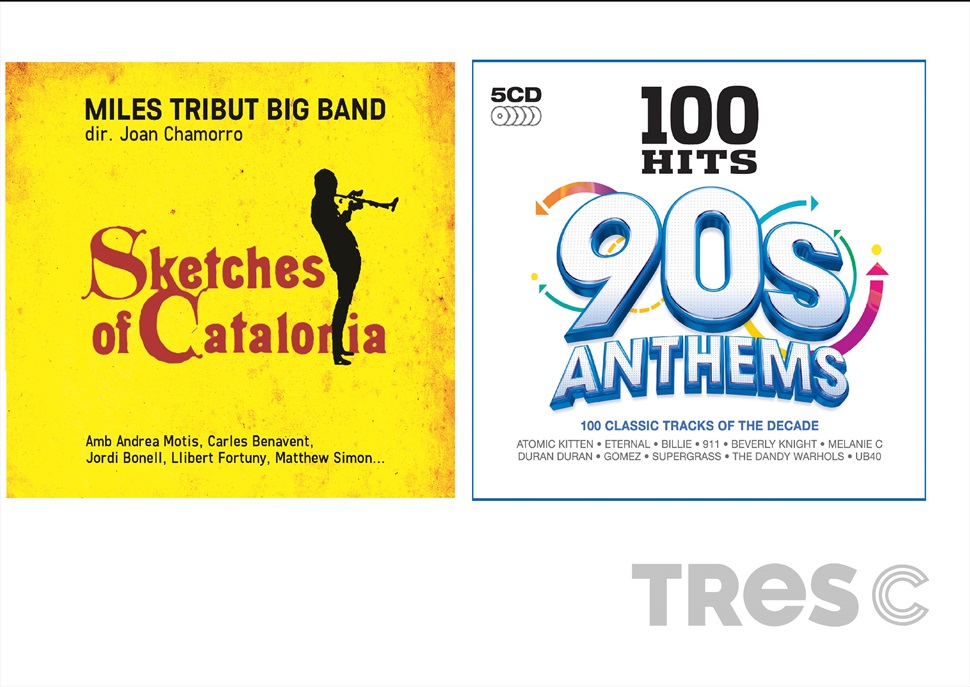 PACK CD: 100 HITS 90 s ANTHEMS + MILES DAVIS TRIBUT big band (JOAN CHAMORRO)