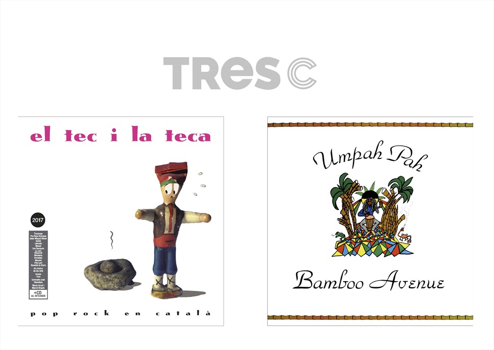 Pack vinils : 3 vinils i 1 cd : UMPAH-PAH -Bamboo avenue- EL TEC I LA TECA 2017 doble vinil
