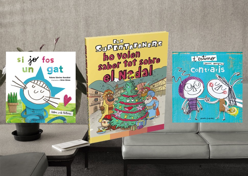 Llibres: Llibres: T'estimo quasi sempre, Si jo fos un gat, Els Supertafaners ho volen saber tot sobre el Nadal