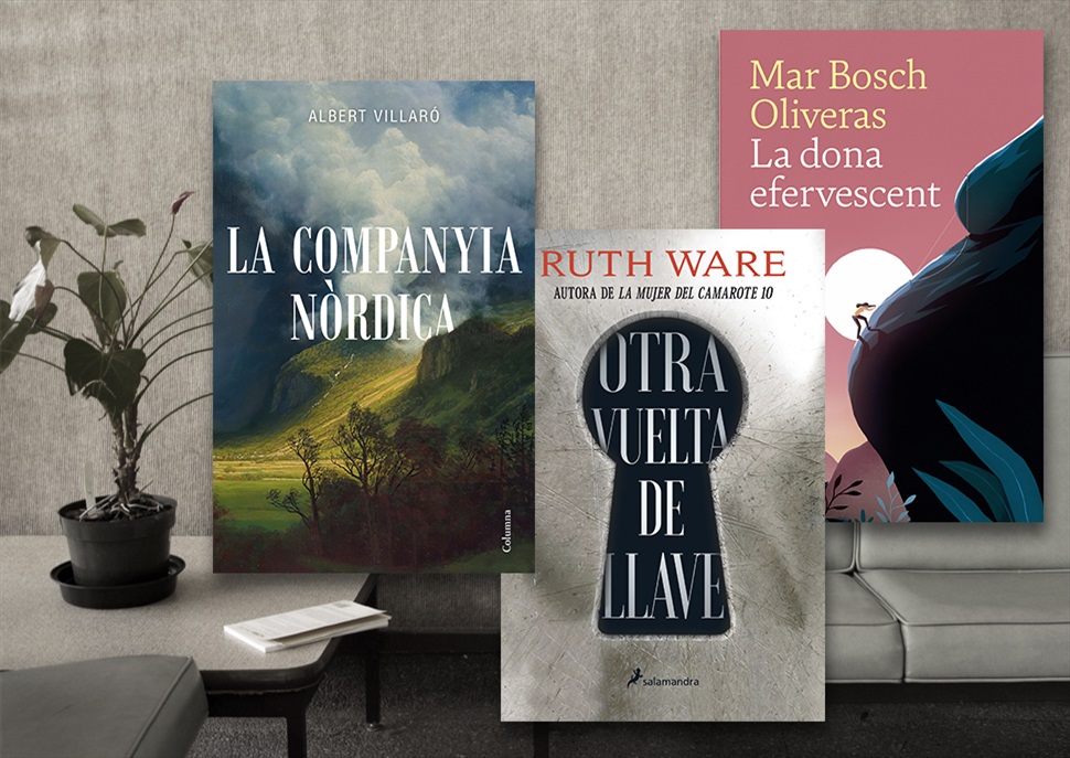 Llibres: La dona efervescent, Otra vuelta de llave, La companyia nòrdica