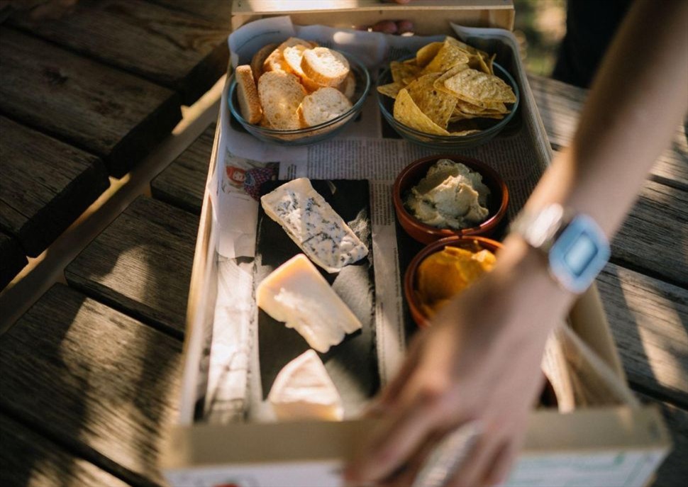 Tast de raïms i pícnic gourmet entre vinyes