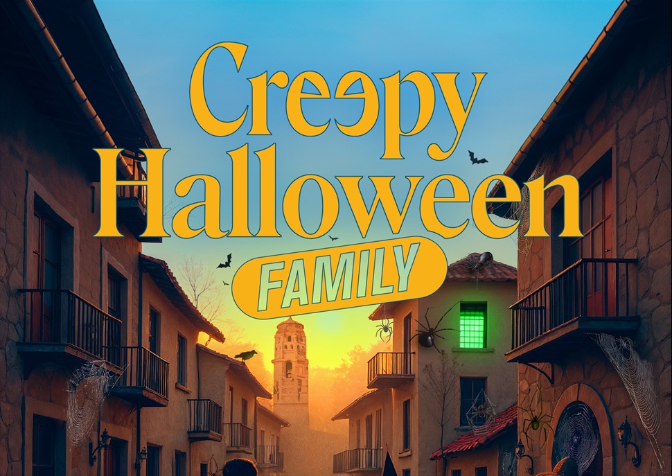 Creepy Halloween Family