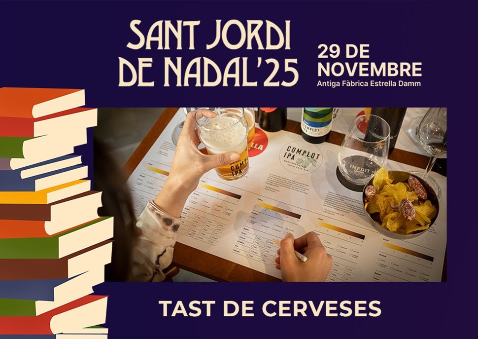 Tast de cerveses d'Estrella Damm Especial Sant Jordi de Nadal
