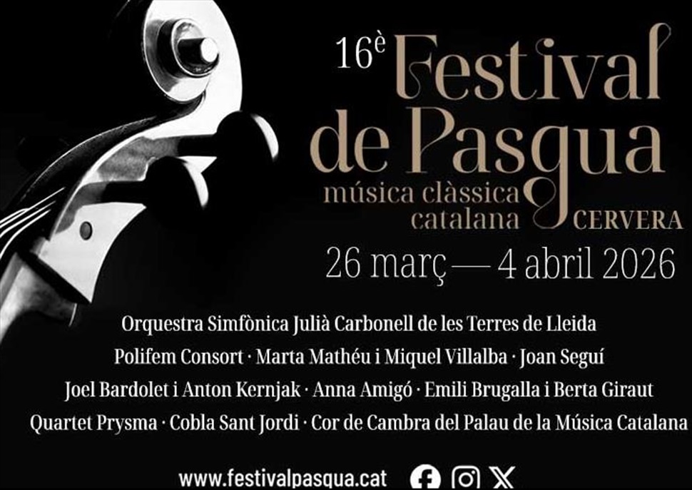 16è Festival de Pasqua de Cervera
