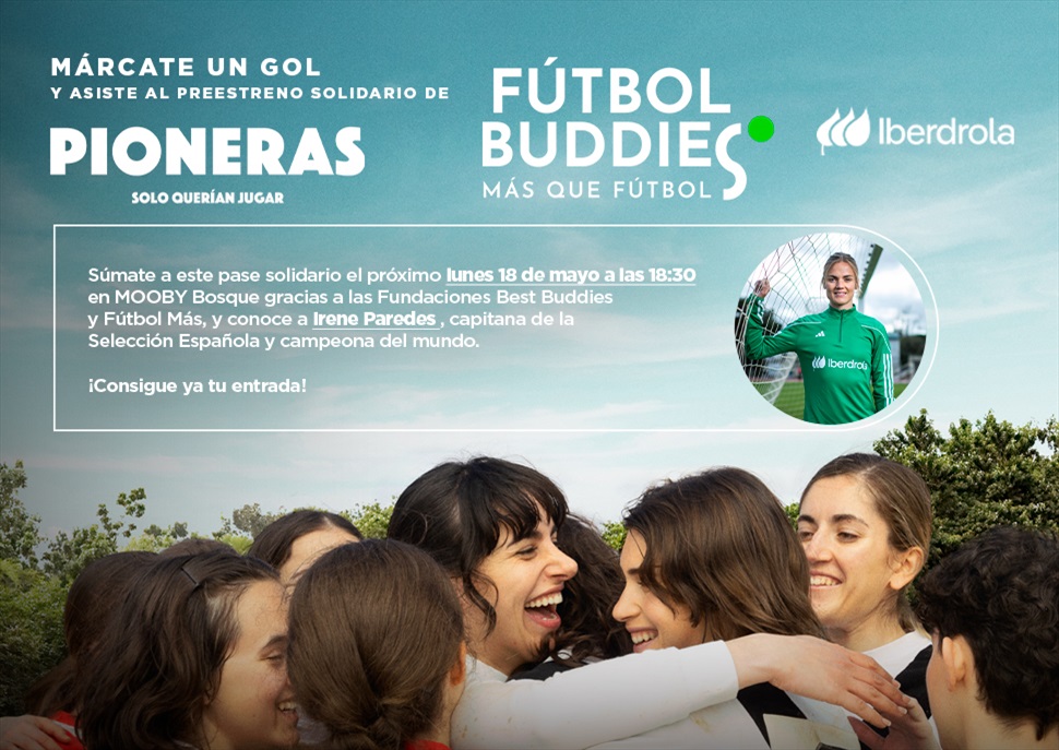 Passi benèfic "Pioneras: Solo querían jugar"